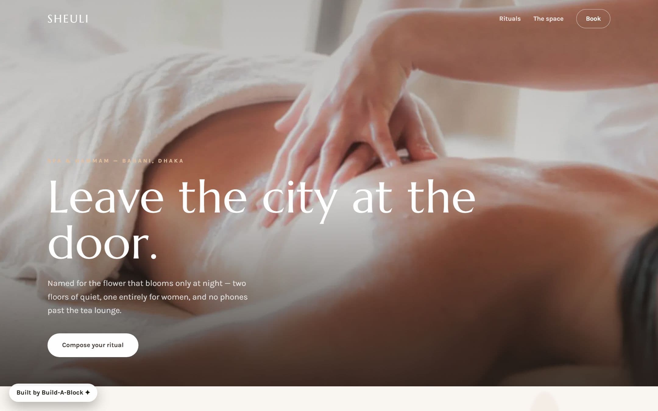 sheuli demo homepage